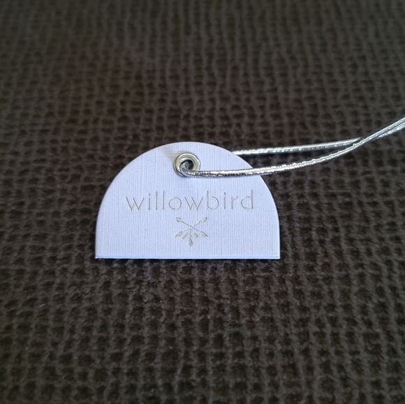willowbird🪶 Silver🤍 Dotted Heart❤ Pendant Necklace - NWT - Picture 8 of 16